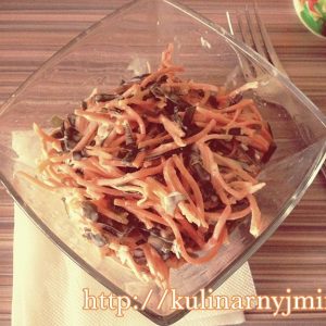 Салат из морской капусты с морковкой — просто, быстро и очень вкусно!