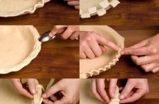 Хозяйке на заметку — 6 способов украшения краёв пирога!