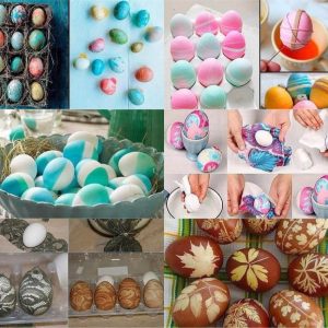 5 оригинальных, красивых и простых способов покрасить яйца!