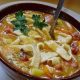 Фасолевый суп с домашней лапшой — оригинальный и очень сытный вариант для первых блюд, рекомендую!