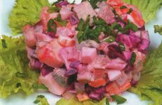 Винегрет с мясом — простой, вкусный и сытный салатик!