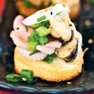 Канапе с маринованными морепродуктами — кулинарный шедевр!