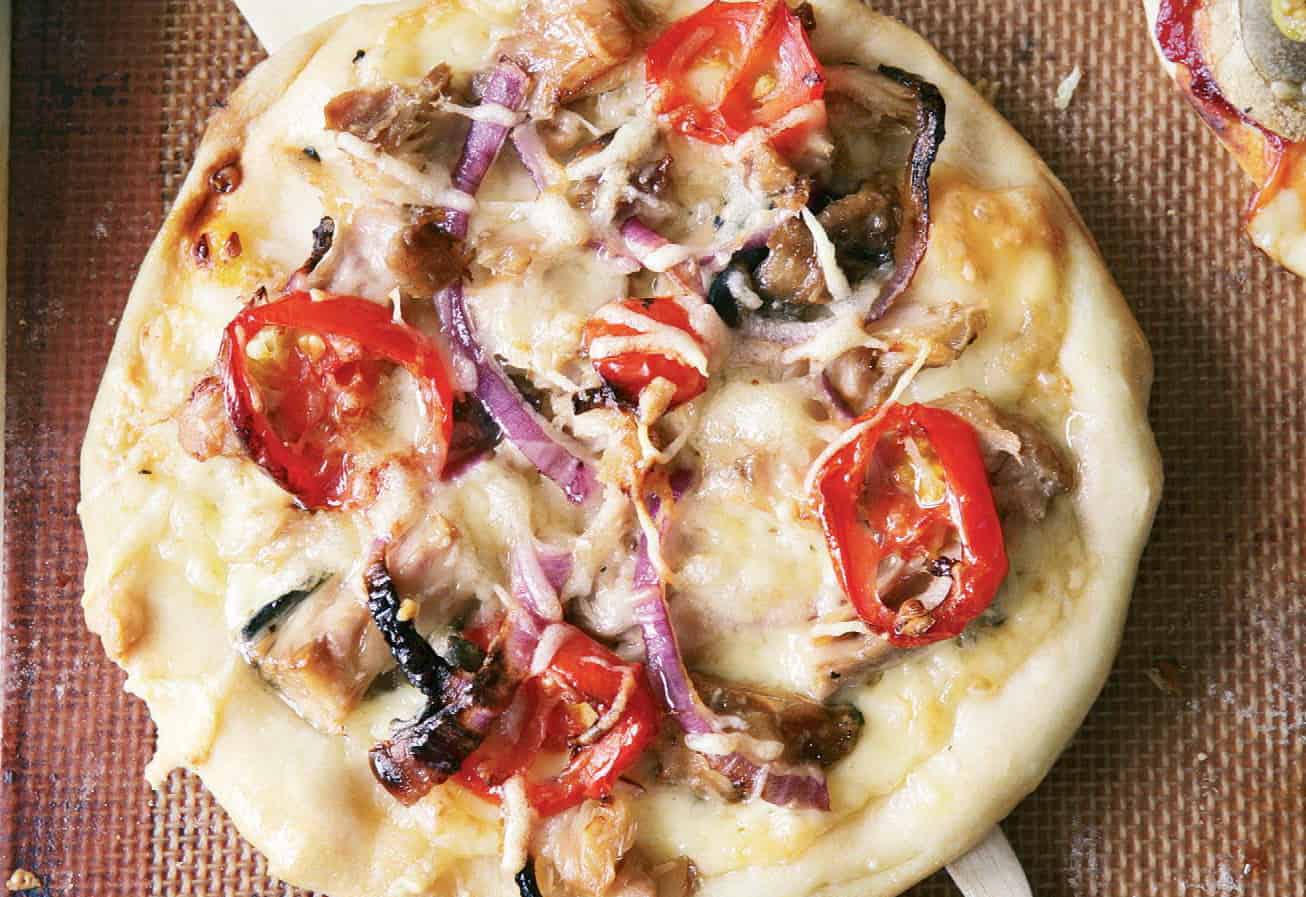 Пицца рецепт с тунцом рецепт с фото