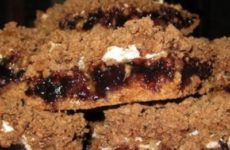 Пирог из песочного теста с грецкими орехами и вареньем — вкусная домашняя выпечка!
