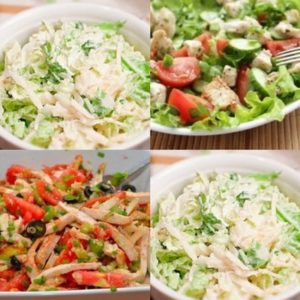 6 диетических рецептов салатов из курицы!