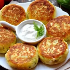 Бульбяники со шкварками — просто, сытно и очень вкусно!